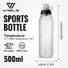 WRELS Sport Water Bottle BPA Free PP5 Outdoor Water Bottle Fitness Running Kettle Bicycle Bottle MTB Road Bike Water Bottle