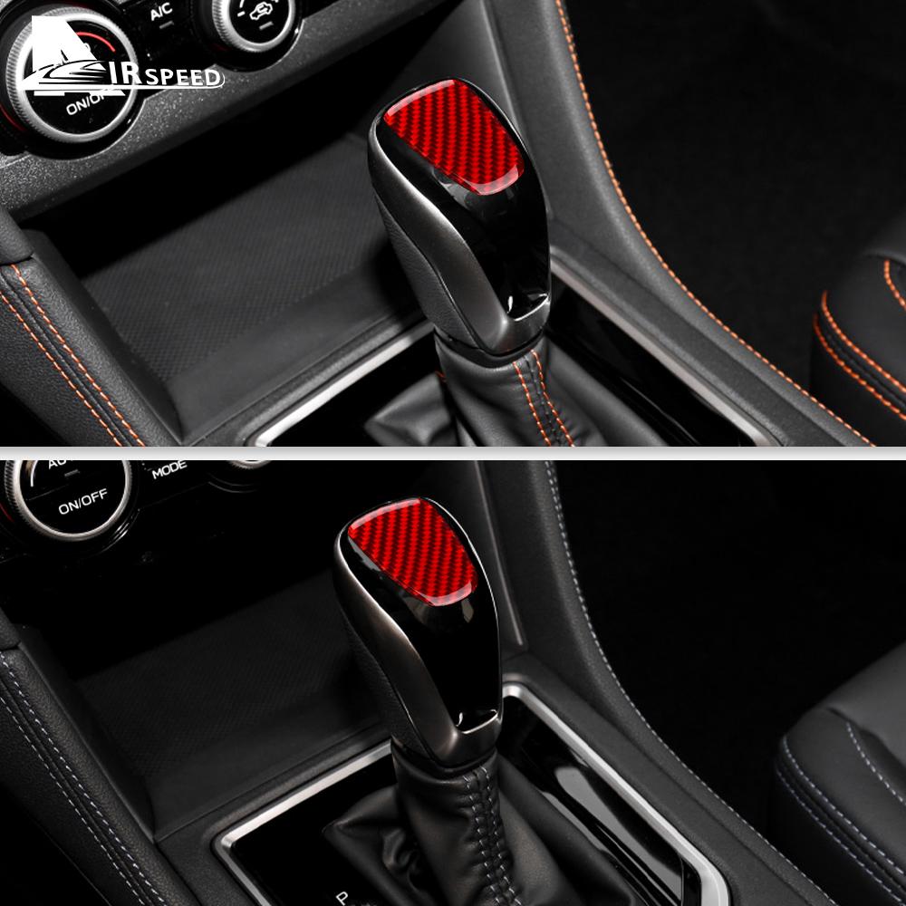 Soft Carbon Fiber Sticker For Subaru Crosstrek 2018-2025 Impreza 2017 2018 2019 2020 2025 2025 2025 Automatic Gear Shift Knob
