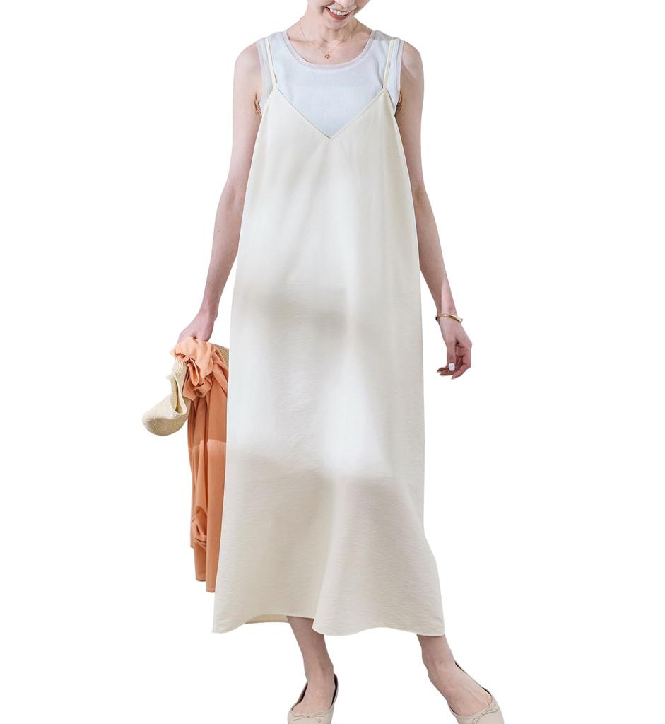 ROPE PICNIC Sherbet Camisole Dress Protection Heat Shirosub Women's (UV & Shielding), GDE15400, (11)