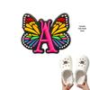 Cross-border Cute Detachable PVC Shoe Ornaments: Butterfly, Letter, Cartoon Designs for Festival and Party Shoes