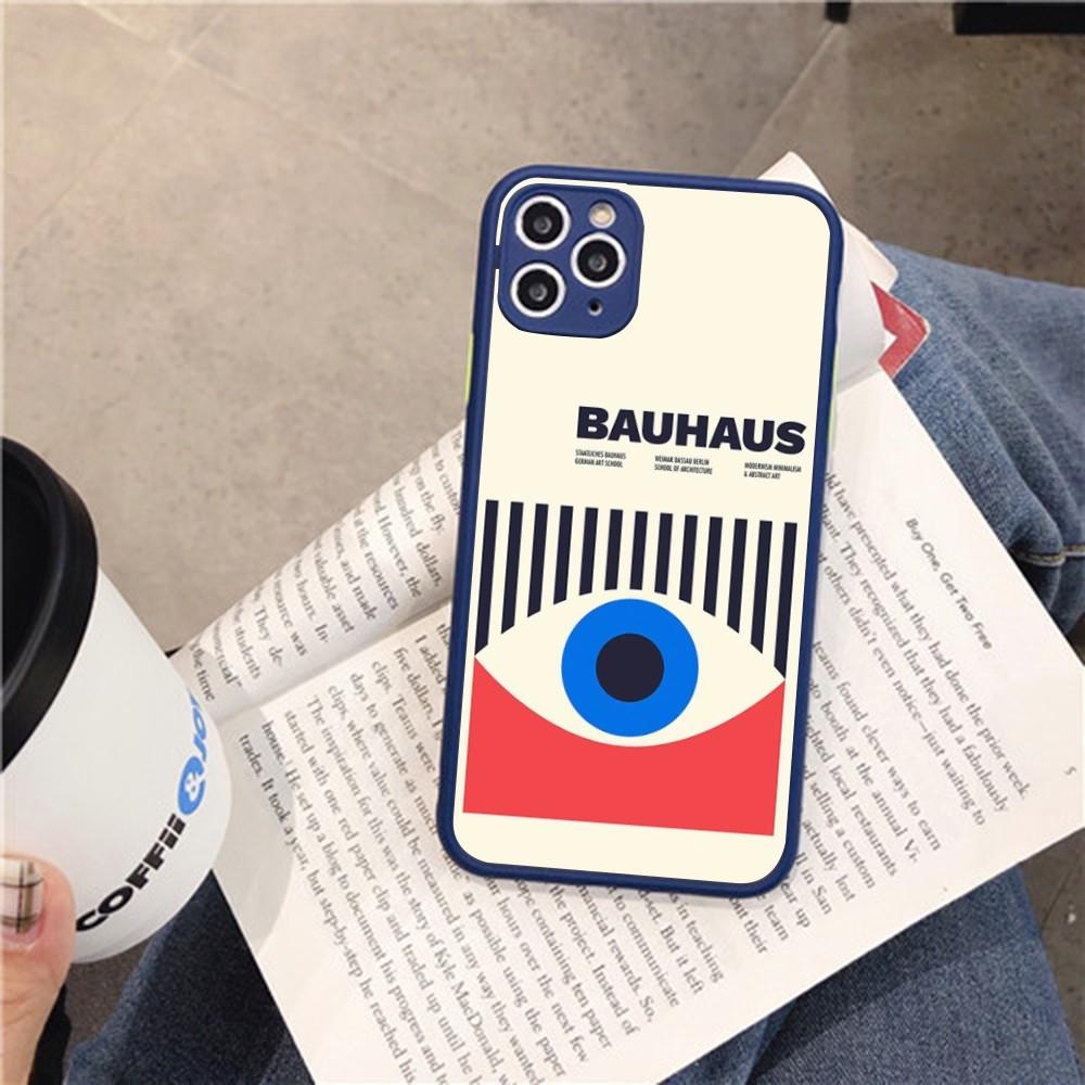

Geometric Bauhaus Art Phone Case For IPhone 14 11 12 13 Mini Pro Max 8 7 Plus X XR XS MAX Translucent Matte Cover iphone 13 mini