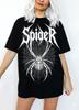 Vintage Spider Graphic T-Shirt: Spiderweb Tee