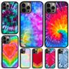 Heart Tie Dye Phone Case For Apple iPhone 17 Air Pro Max Plus Coque For iPhone 17 Air 14 15 16 13 12 Max Cover