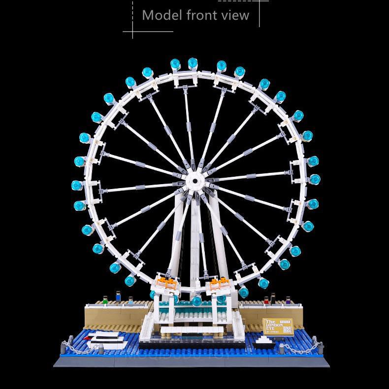 Wange Micro Blocks Ferris Wheel Devil's Eye Building Toy, Compatible with Lego