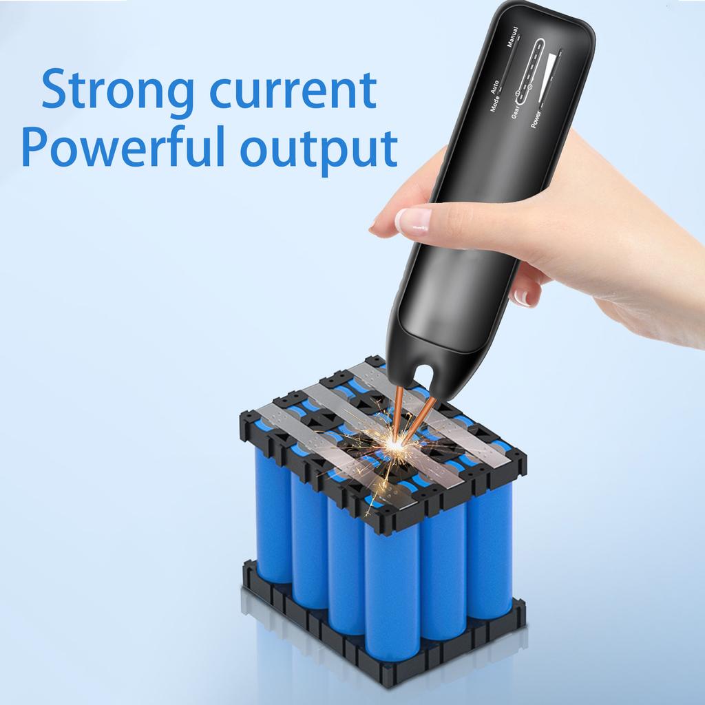 Portable Battery Spots Welder Built In Power Supply Detachable Needle for DIY Electronics and Phone Repair