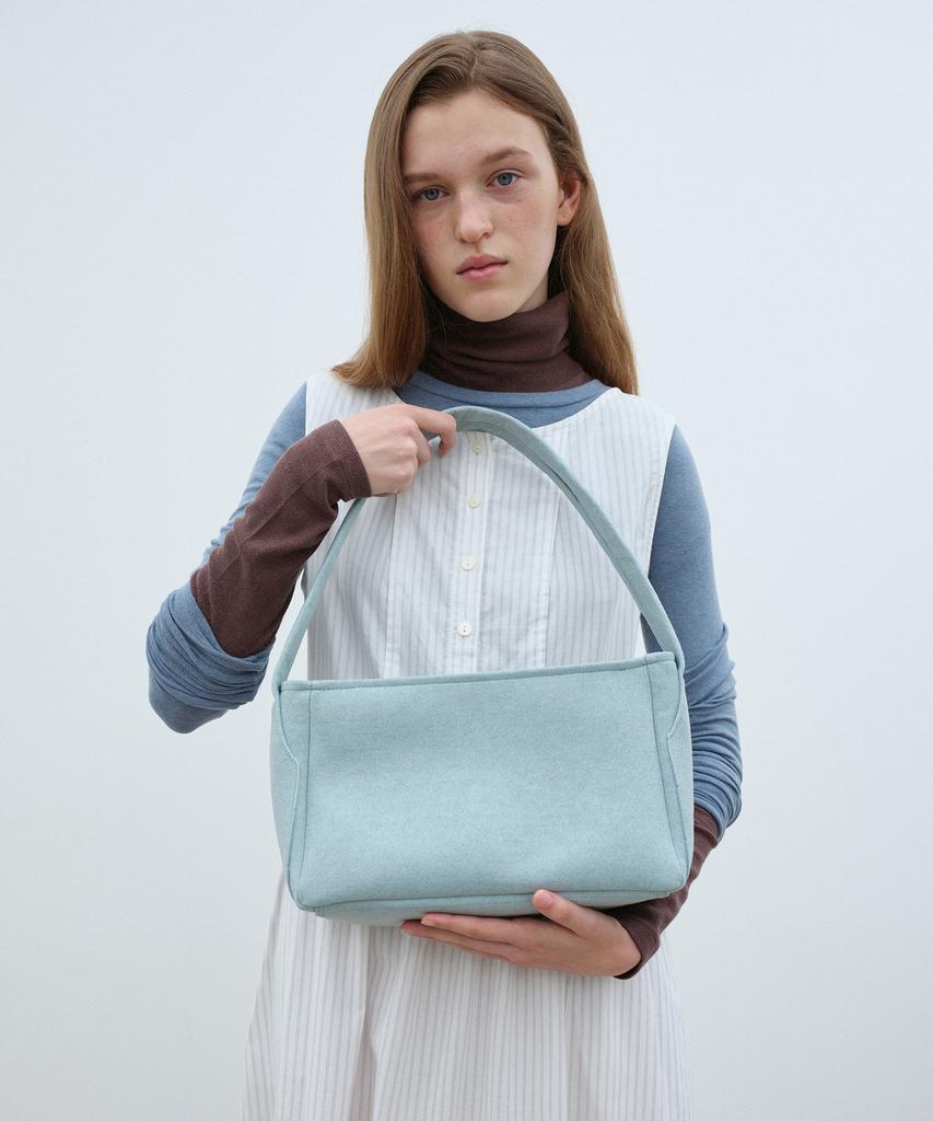 Bensimon Felt Shoulder Bag - Mint