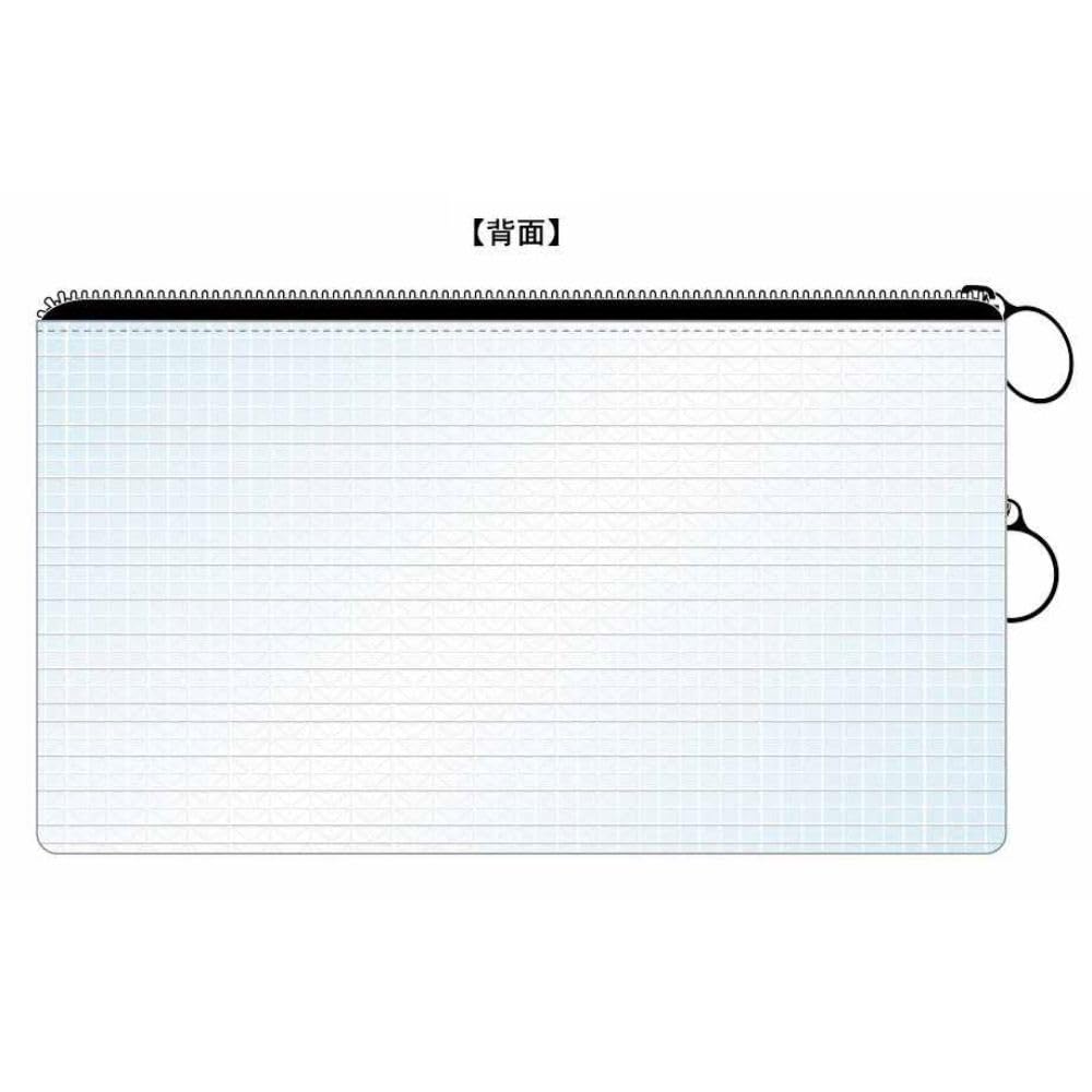 K Company Minecraft Clear Double Zipper Pouch, Ender Dragon, H110 X W200 X D20mm (MCT-CWF-ED)