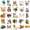 50/100Pcs Cat Emoticon Pack Graffiti Cute Pet Sticker Mobile Luggage Helmet Refrigerator Guitar Decoration Waterproof Sticker
