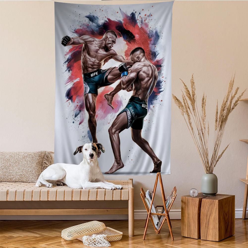 UFC Ultimate Fighting Championship Tapiz de Dibujos Animados Decoración del Hogar Hippie Bohemio Decoración Adivinación Decoración del Hogar