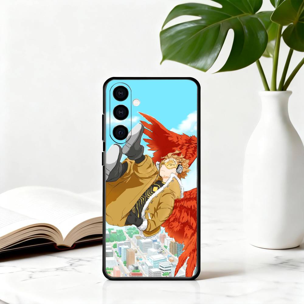 

Cool H-Hawks M-MHA Phone Case For Samsung Galaxy A73,A72,A71,A70,A53,A52,A51,Soft Silicone Black Cover Samsung a30 a20