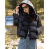 Demana Damen Kapuzen 90% Entendaunen Pufferjacke