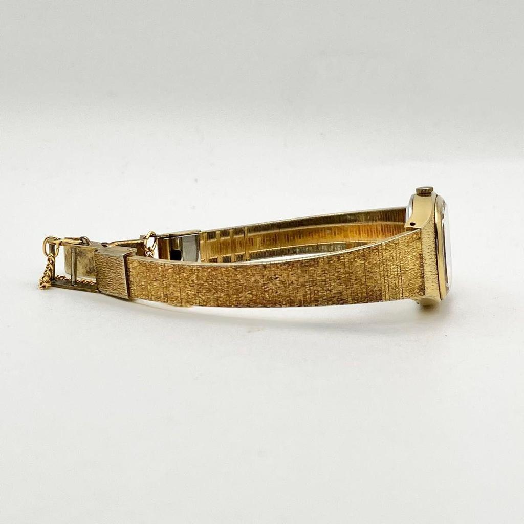 Used Working item Seiko ladies watch quartz gold brown dial SEIKO