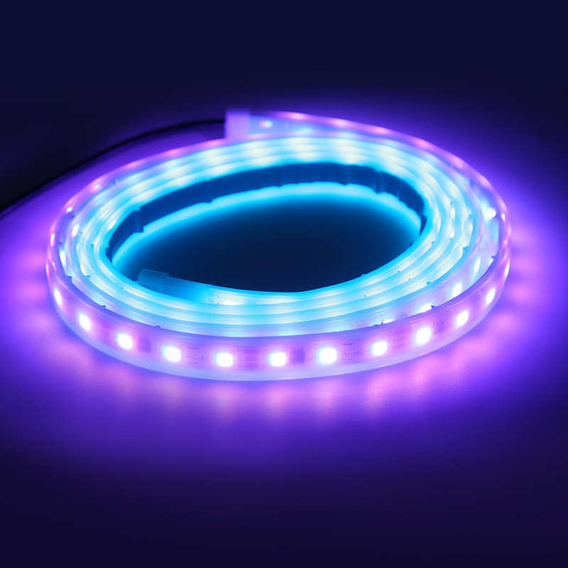 Flexible Car LED Light Strip 1.8m LED Strip Tube Lamp Super Bright with Remote Control