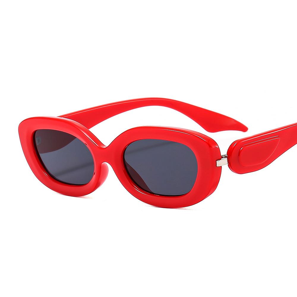 New Hot Sale Fashion Trend Hip-Hop Style Color Small Frame Cat Eye Sunglasses for Men and Women