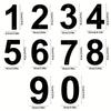 Floating Design Floating House Numbers Outdoor Use House Number Sign  Yard Decoration