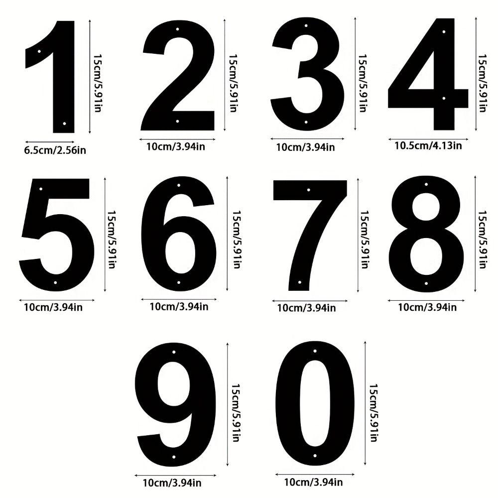 Floating Design Floating House Numbers Outdoor Use House Number Sign Yard Decoration