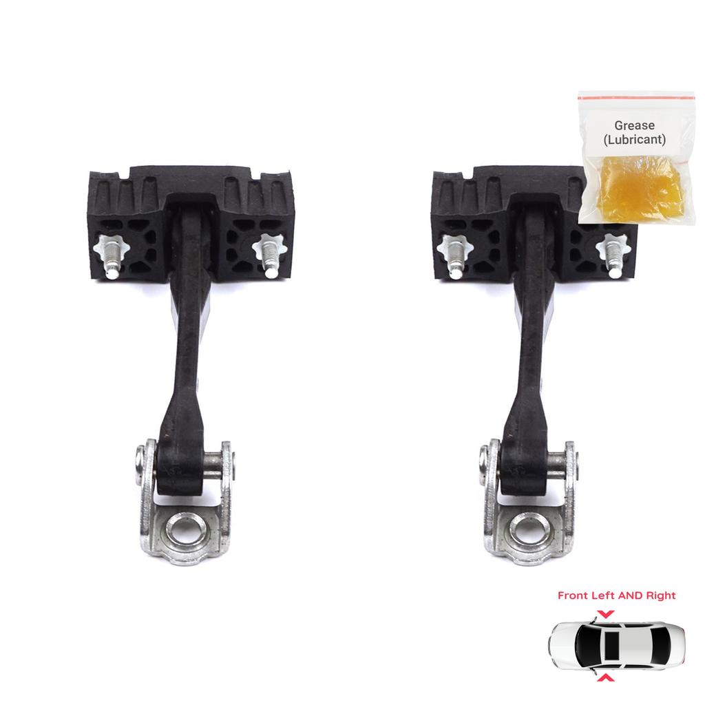 EDP950-1 2 Pieces Front Left AND Right Door Catch Hinge Brake Stop Check Strap Limiter for Peugeot 508 MK1 W23 8D 8E 2010-2018 4/5 Door 9686658480