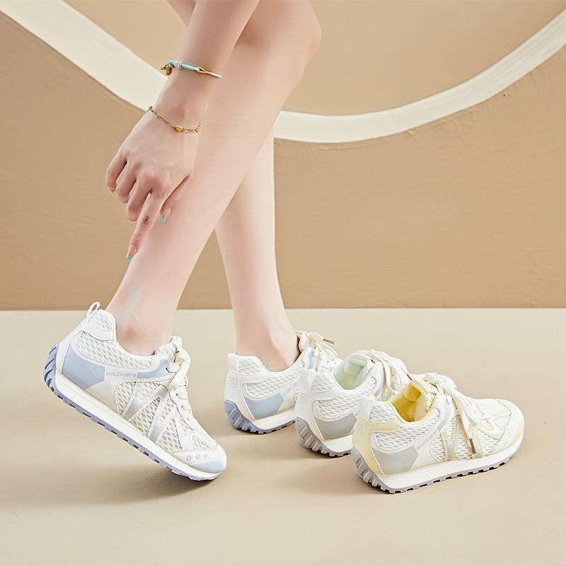 Women's Summer New Breathable Thin Casual Sports Shoes Thick-soled Inner Height-increasing Women's Shoes