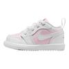 Air Jordan 1 Low ALT TD Ružová pena Detské tenisky Ohnivo-červená Biela DR9747-608