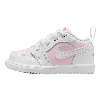 Air 1 Low ALT TD Růžová pěna Dětské tenisky Ohnivě červená Bílá DR9747-608