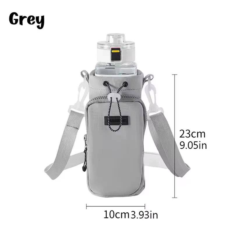 Adjustable Shoulder Strap Portable Water Bottle Bag with Thermal Vacuum Mug Cup Sleeve Cup Insulated Protective Cover