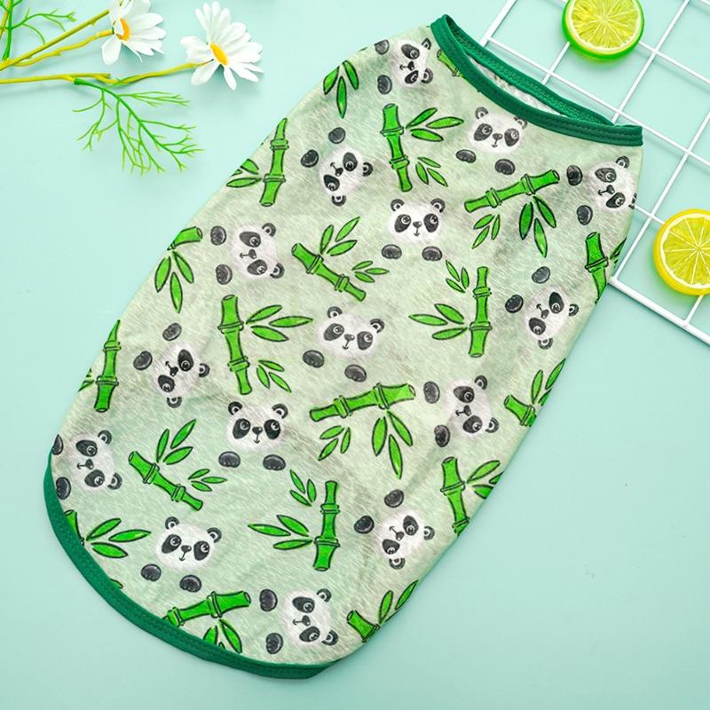 Big Dog Pet Clothes, Dog and Cat Teddy Fur, French Bulldog, Panda Mesh Cat Vests, Dog Supplies and Clothing