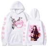 Demon Slayer Japanese Anime Hoodie Pullovers Men Women Sweatshirts Harajuku Print Tops Casual Fashion Streetwear Clothing Tops