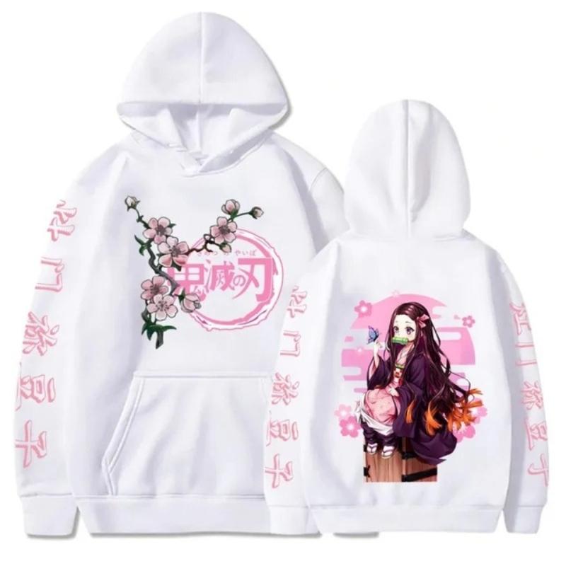 Demon Slayer Japanese Anime Hoodie Pullovers Men Women Sweatshirts Harajuku Print Tops Casual Fashion Streetwear Clothing Tops