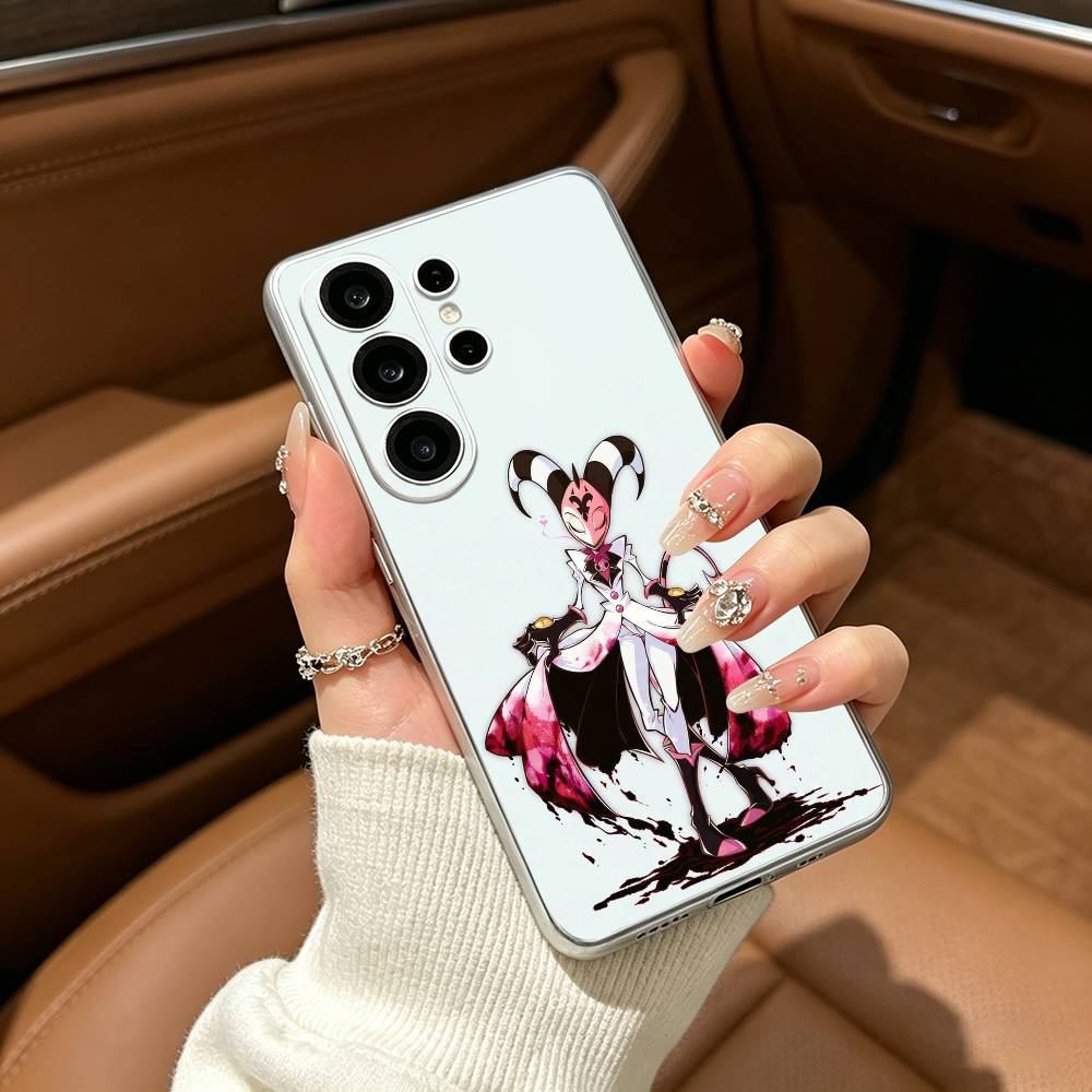 Popular Anime-Helluva -B-Boss Clear Soft Silicone Phone Case forSamsung S25, S24, S21, S22, S23, S30, Ultra, S20, Plus Samsung S305G