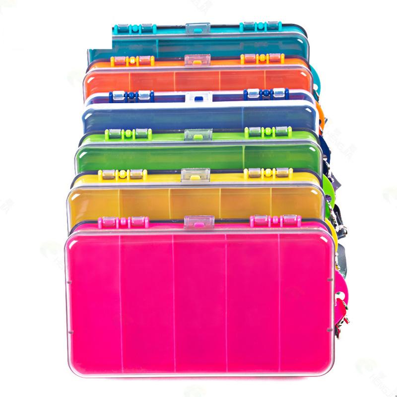 Fishing Tool Box Lure Accessories Storage Box Double-Sided Transparent Large Capacity Multi-Functional Portable Waterproof Fishi