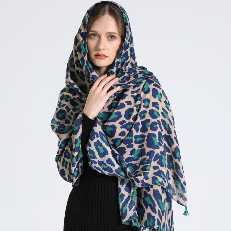 New Fashion Million Polka Floral Fringe Viscose Shawl Scarf Lady High Quality Wrap Headband Bufandas Muslim Hijab Sjaal