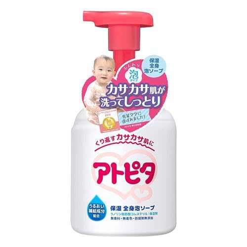 Atopita whole body baby soap, foam type, 350ml