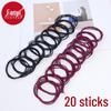 Women's A1V40 Hair Tie Set: Simple One-Piece Ponytail Rope with Free Shipping