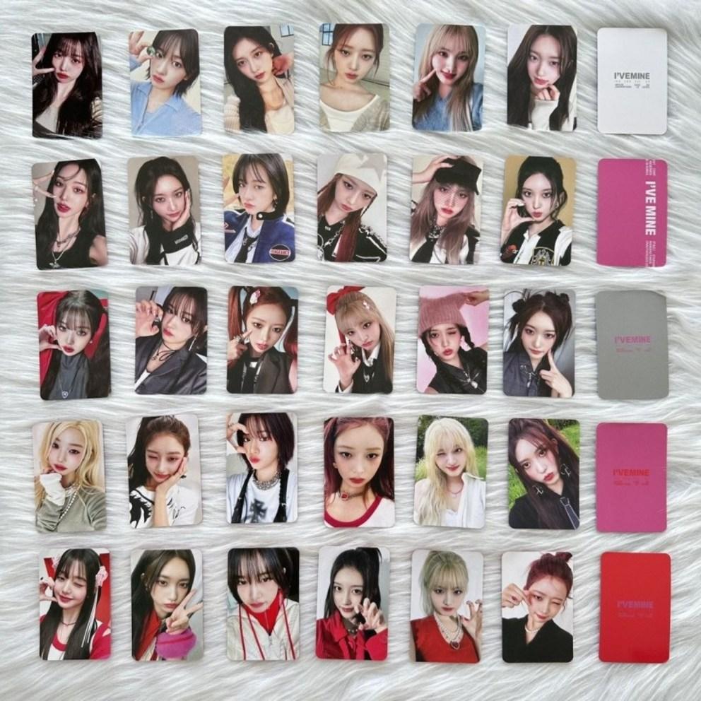 

Фотокарта IVE Мини-альбом 1-й IVE MINE Мерч Фотокарта Чан Вонён Ан Юджин Лиз Рей Лизео Гаыль Коллекционная карточка айдола