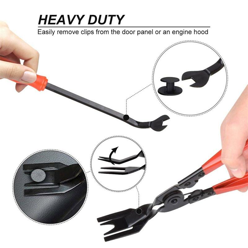 Zestaw narzędzi do demontażu drzwi wewnętrznych, paneli wykończeniowych, zestaw do demontażu deski rozdzielczej, narzędzie do naprawy otwierania samochodu, zestaw kluczy