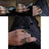 Stunning Vintage Inspired Geometric Open Adjustable Ring For Women Stylish Copper Design