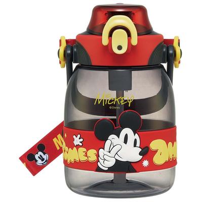 Skater Straw Hopper for Boys and Disney Mickey Mouse Bottle, 1.2L (1200ml), Plastic, Hydration, Girls, Design, PSHP12-A