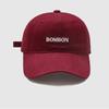 Embroidered Letter Bombon Baseball Cap Men Women Spring Casual Adjustable Hat