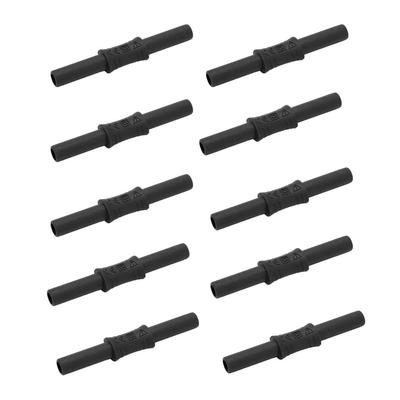 10PCS J.20009 Banana Coupler 4mm Female To Female Insulated Banana Connector Banana Plug Extension