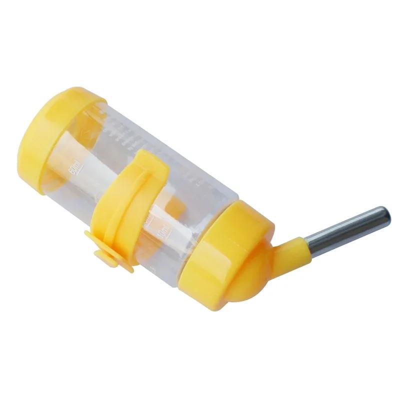Hanging Pet Drinking Head Pipe Fountain Plastic Water Bottle Dispenser Feeder for Hamster, Dog, Guinea Pig, Squirrel, Rabbit