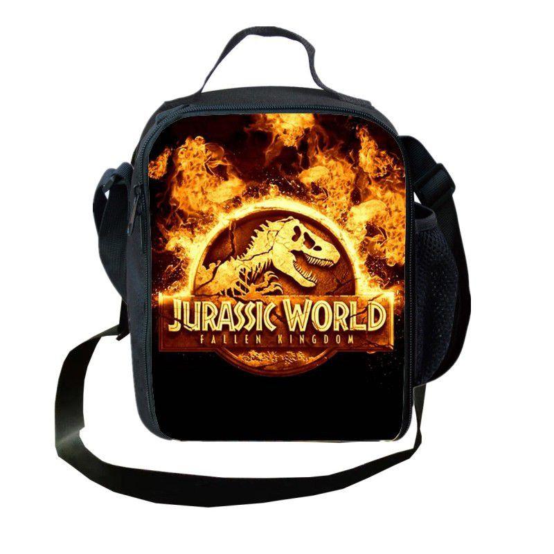 Jurassic Park Dinosaur 3d Lunch Bag For Kids With Tyrannosaurus Rex Print
