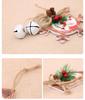 1pcs Christmas Bells Pendant Decoration New Snowflakes Pentagram Bubble Board Christmas Tree Door Pe