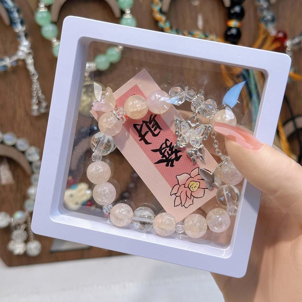 Colorful Imitation Crystal Beaded Bracelet for Women - Best Friend Birthday Gift and Cultural Creative Ornament