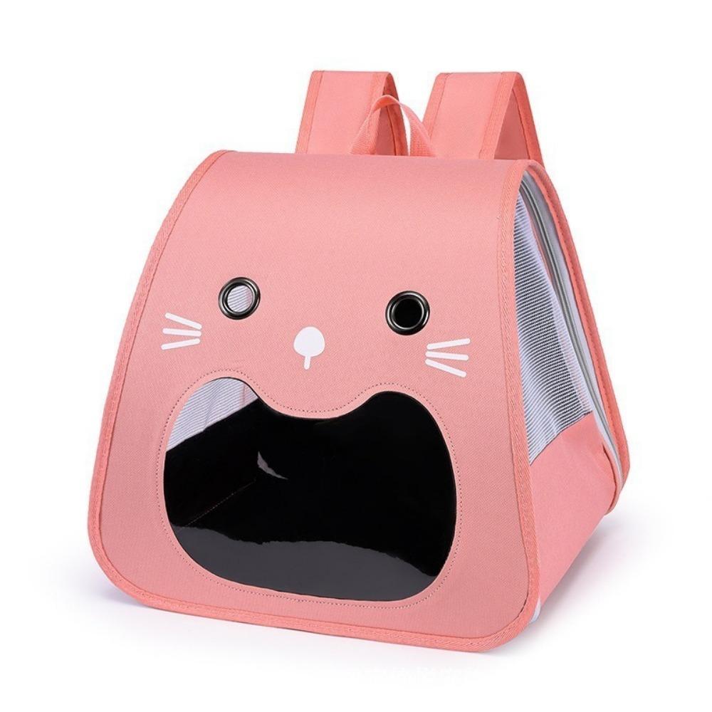Bolsa Transportadora Dobrável para Gatos Grande Capacidade Respirável Bolsa de Transporte para Filhotes Dobrável Mãos Livres Bolsa de Viagem para Animais de Estimação Transporte de Animais