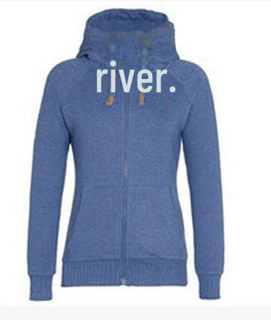 Frühlings-Herbst Damen Sport-Cardigan mit seitlichem Reißverschluss Kapuzen-Sweatshirt-Jacke