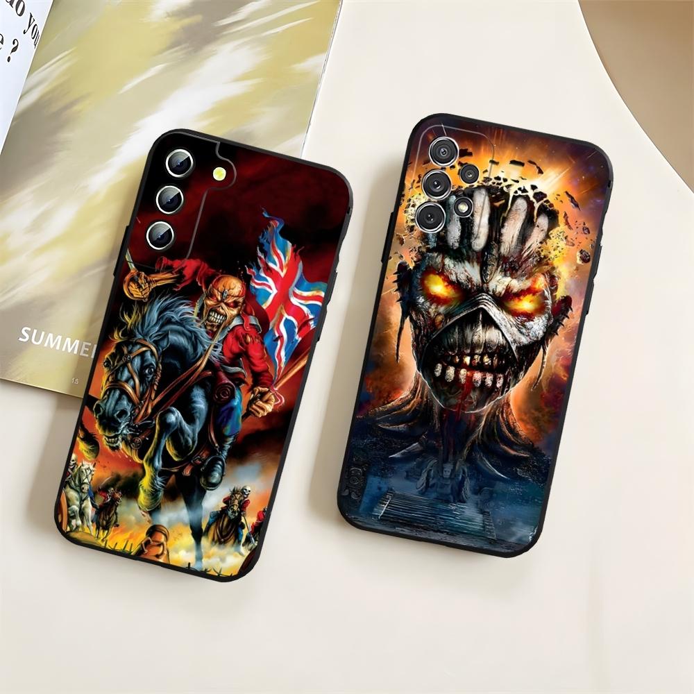 Skeleton Rock Band Fashion Phone Case for Samsung Galaxy S23 S24 S20 S21 S22 Ultra Fe Plus M54 A34 A54 A24 A52 A53 Coque
