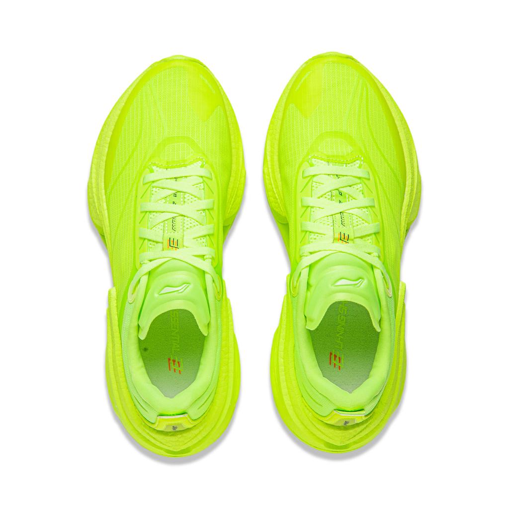 Li Ning Absolute Shadow 3 Essentielle Technologie Professionelle Geschwindigkeitstrainings-Laufschuhe Herren Sneaker Fluoreszierend-Grün ARRV003-17