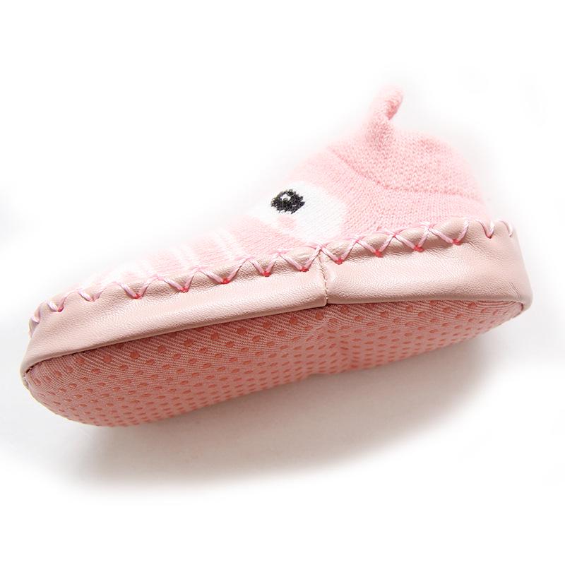 Spring & Autumn Non-slip Cartoon Baby Walking Socks with Soft Soles, for Ages 0-3