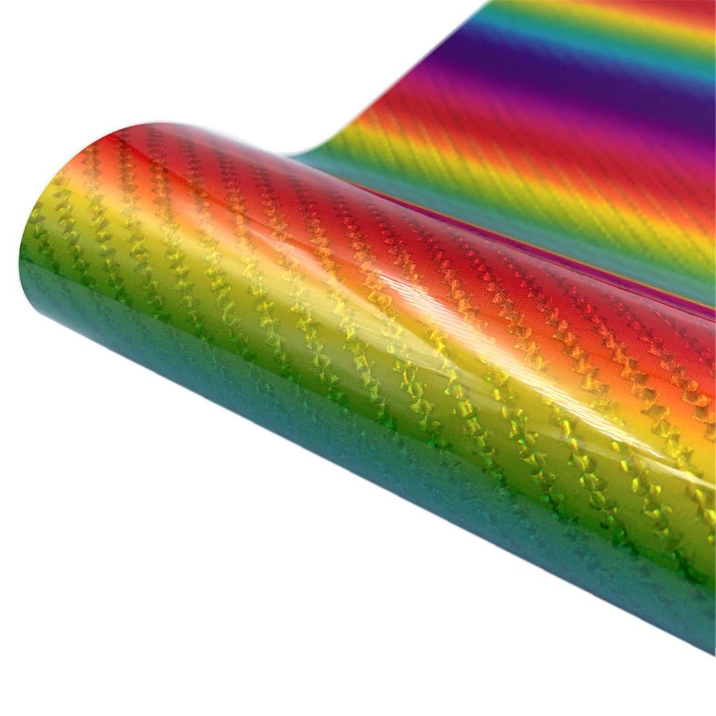 Rotolo di vinile autoadesivo arcobaleno fai da te design vinile adesivo