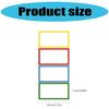 250Pcs Colorful Border Adhesive Name Labels Sticker 1.77x1Inch Clothing Labels for Daycare Kindergarten and School